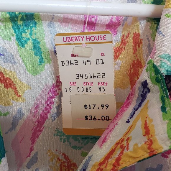 Vintage Notations Button Up Shirt New With Tags 16 - Picture 3 of 6